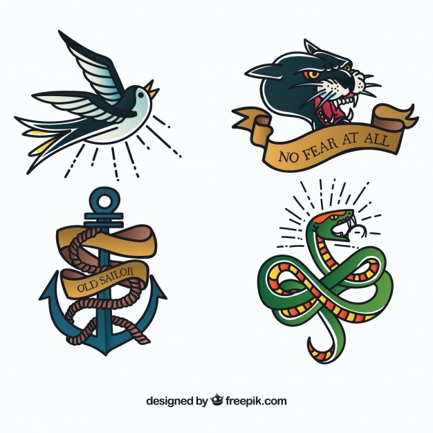 626x626 Old School Tattoo Vectors, Photos And Free Download