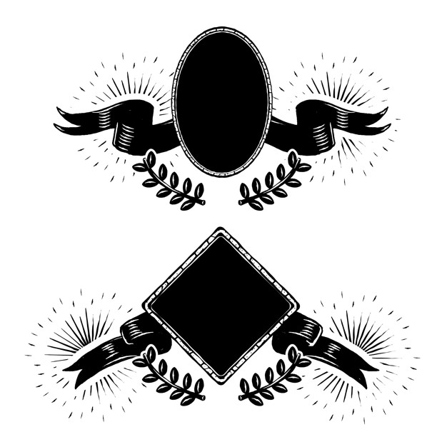 626x626 Old School Badge Vectors Collection Vector Free Download