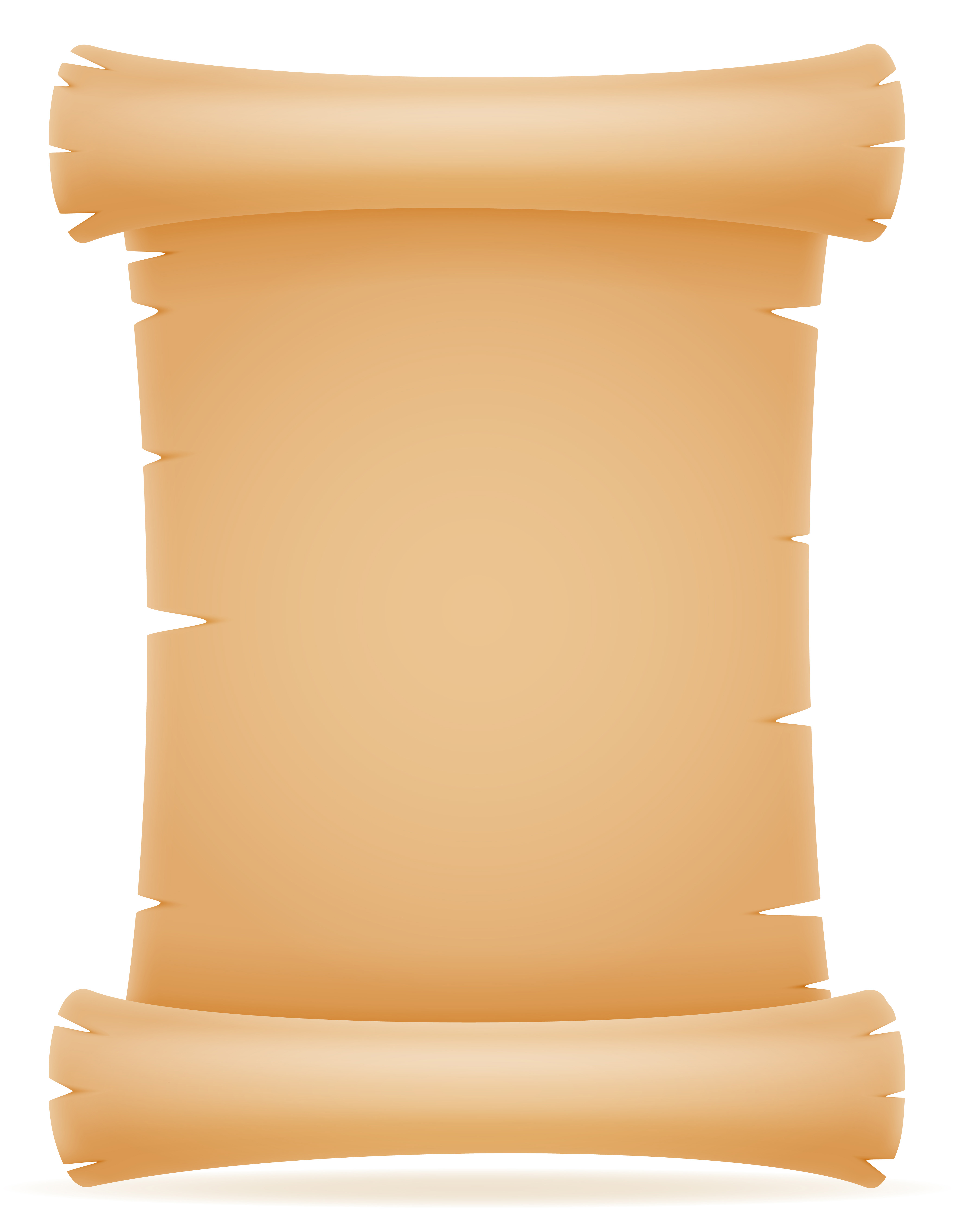 Old Paper Scroll Vector Illustration 4113x5315 Old Paper Scroll Vector Illustration