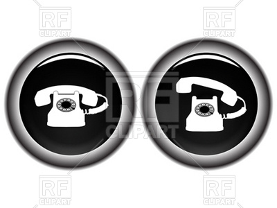 400x300 Old Telephone Vector Image Of Objects Robertosch