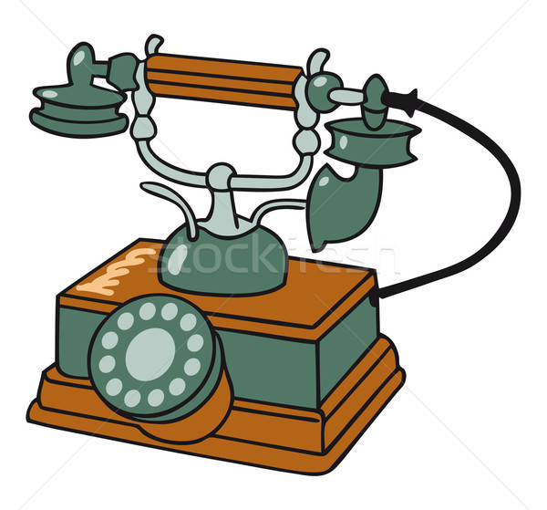 600x559 Old Telephone Vector Illustration Francesco Abrignani