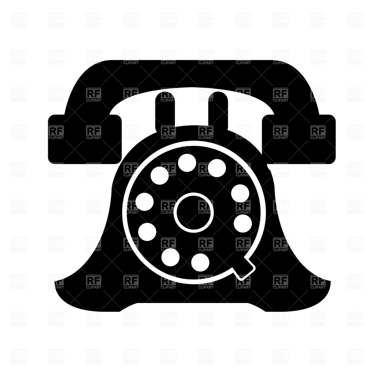1200x1200 Telephone Receiver Icon Vector Image Of Technology Prague