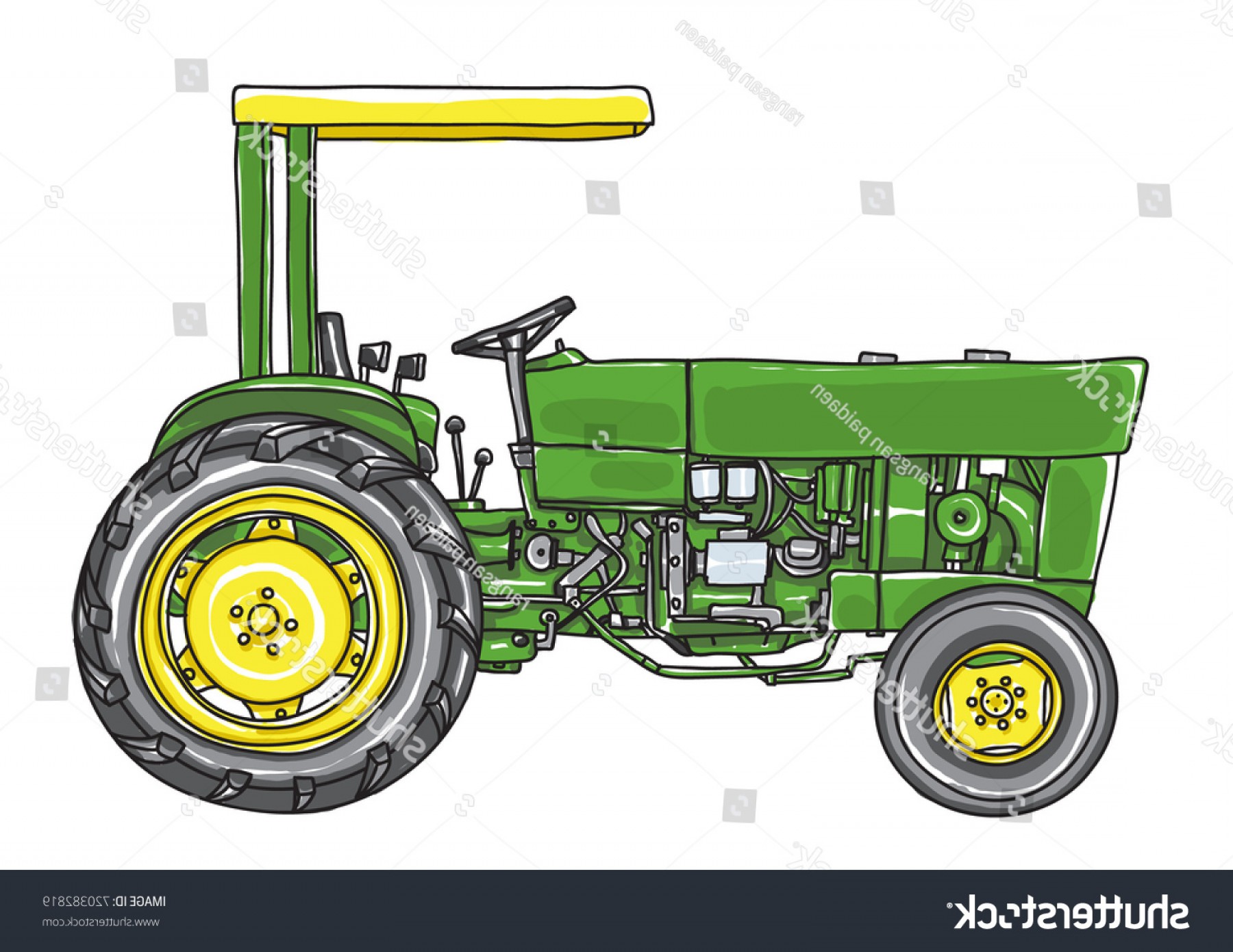 1800x1390 Vintage Tractor Vector Art Createmepink