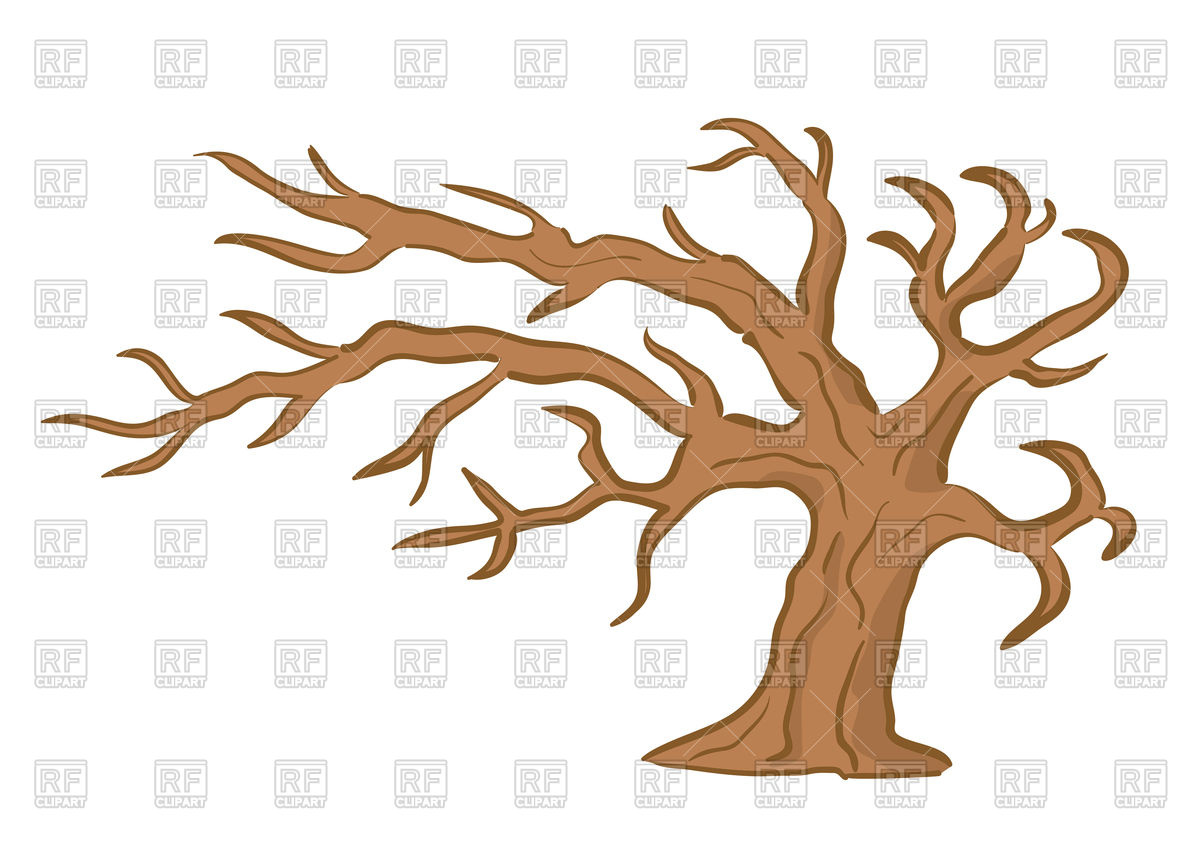 1200x865 Old Brown Tree Vector Image Of Plants And Animals Olenadesign