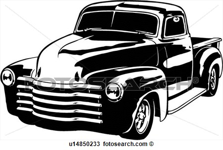 Old Truck Vector