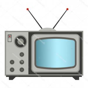 300x300 Stock Illustration Retro Tv Vector Old Classic Hoodamathrun