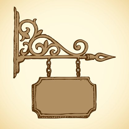 416x416 Old Vector Drawing Premium Clipart