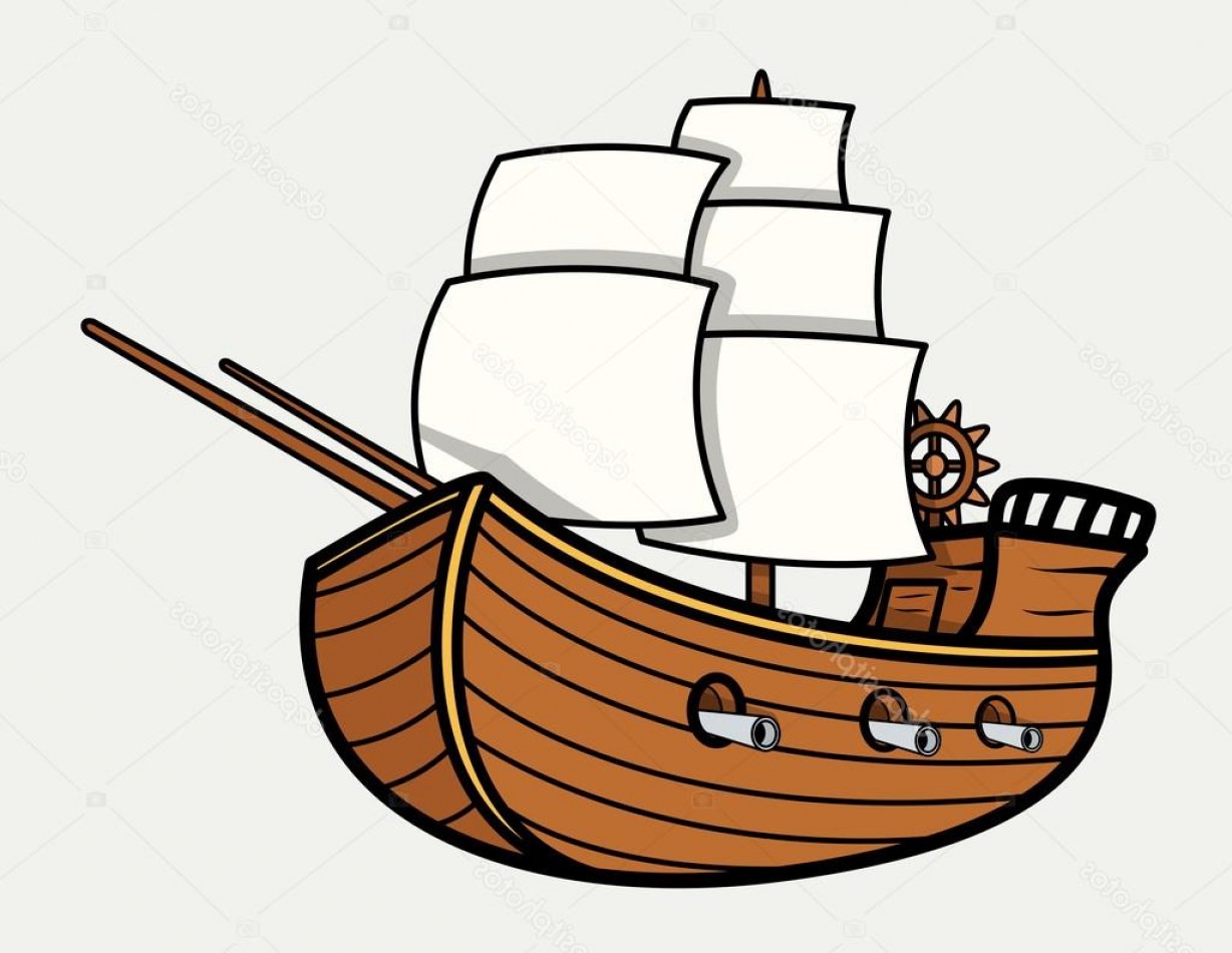1228x950 Vintage Boat Vector Lamaison