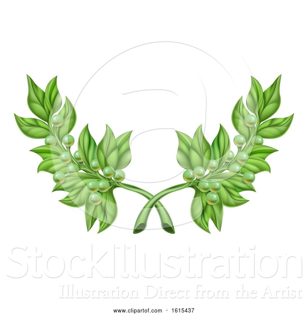 1024x1044 Vector Illustration Of Olive Branch Wreath