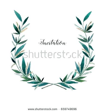 Olive Leaf Wreath Vector 441x470 Olive Leaf Wreath Vector