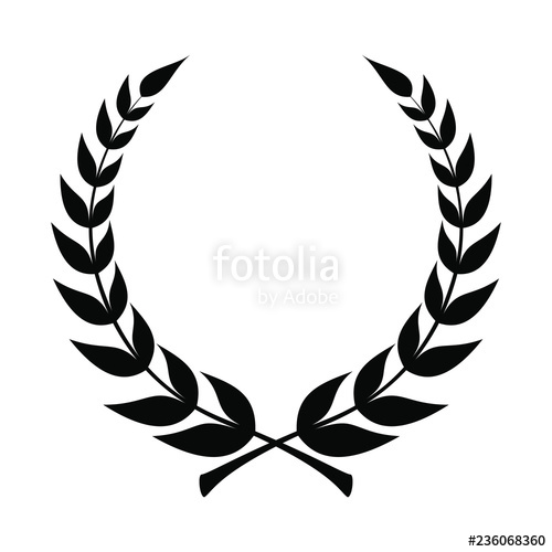 Laurel Wreath Icon Emblem Made Of Laurel Branches Laurel Leaves 500x500 Laurel Wreath Icon Emblem Made Of Laurel Branches Laurel Leaves