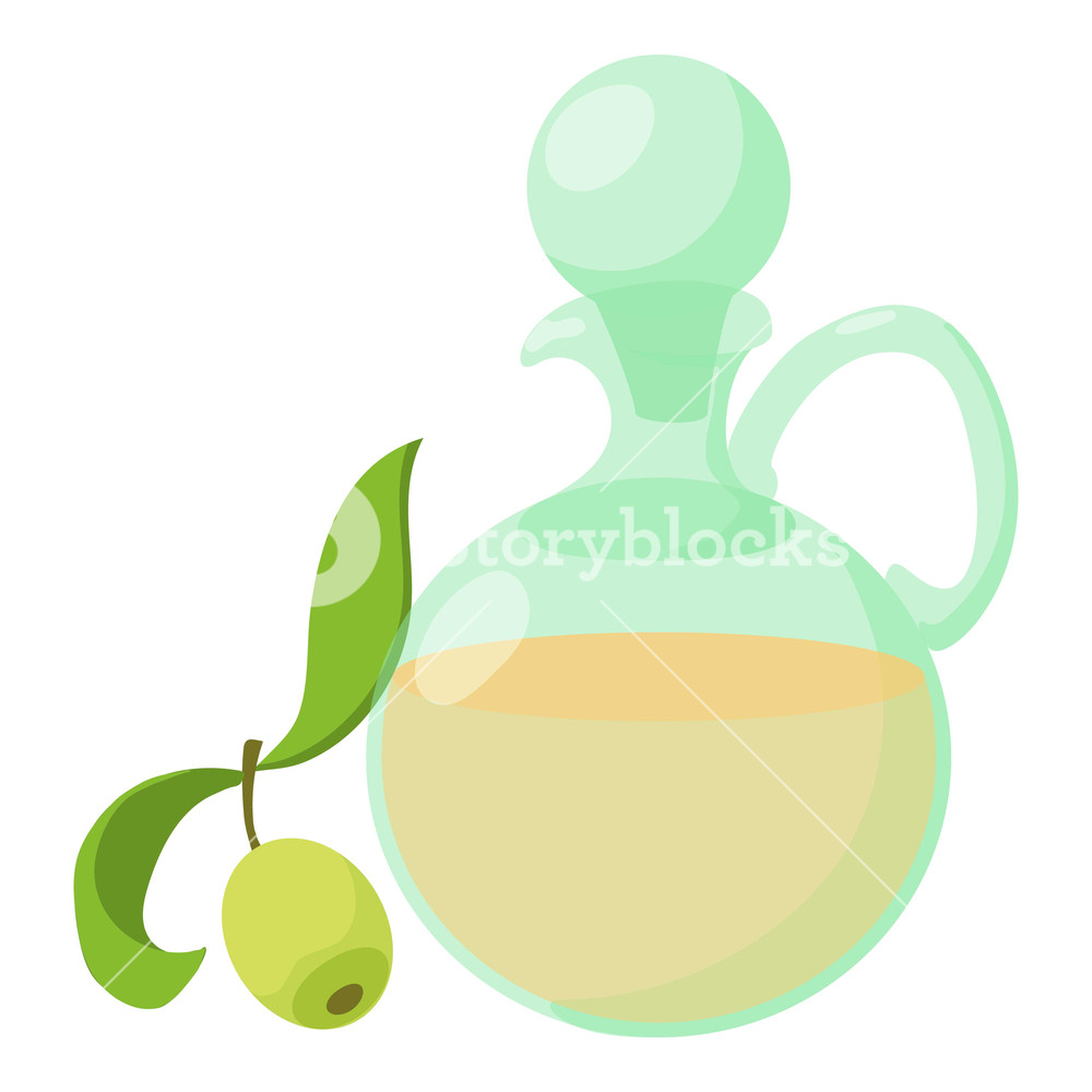 1000x1000 Olive Oil Icon Cartoon Illustration Of Olive Oil Vector Icon