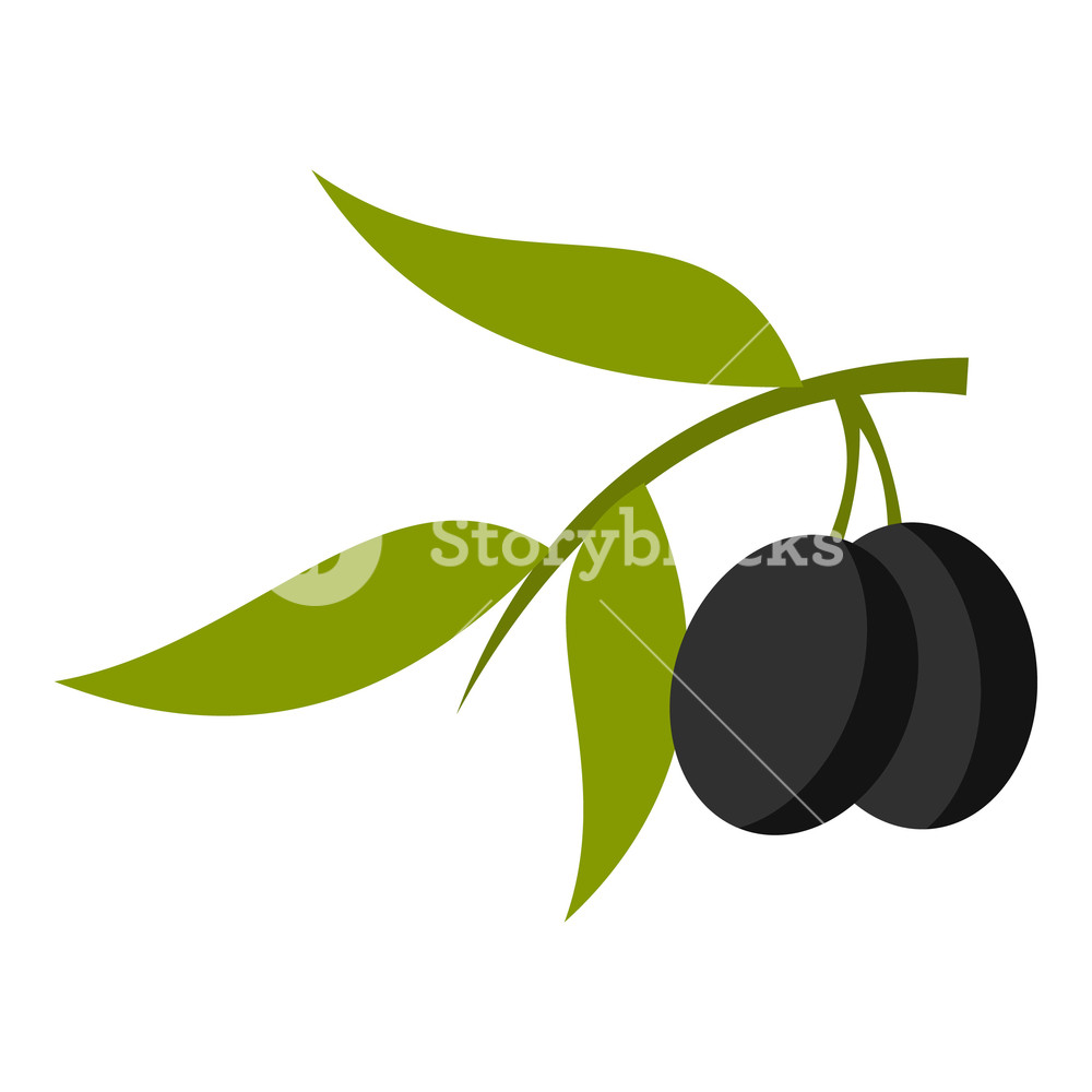 1000x1000 Olive Icon Cartoon Illustration Of Olive Vector Icon For Web