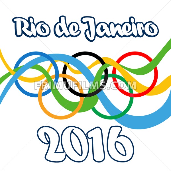 600x600 Olympic Rings Brasil Country Map In And Statue Of Jesus