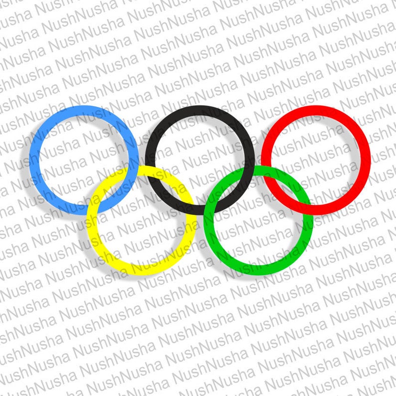 olympic rings vector at vectorifiedcom collection of