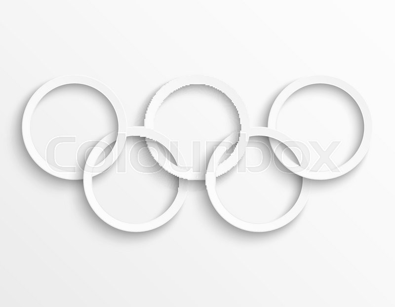 800x622 White Circles Background Rings With Stock Vector Colourbox
