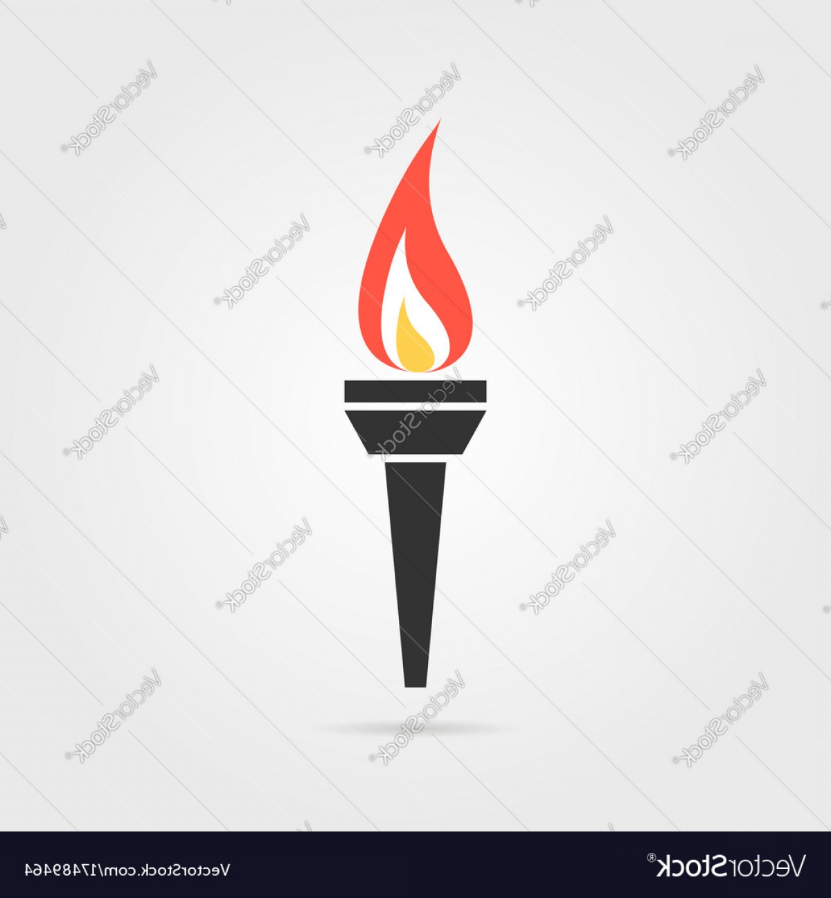 Olympic Torch Vector At Vectorified.com | Collection Of Olympic Torch ...