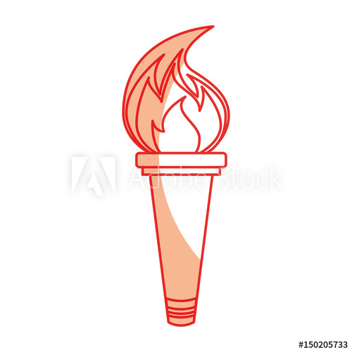 Olympic Torch Vector at Vectorified.com | Collection of Olympic Torch ...