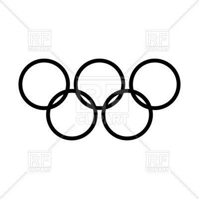 Olympic Rings Black Color Icon Vector Image Of Icons And Emblems 400x400 Olympic Rings Black Color Icon Vector Image Of Icons And Emblems