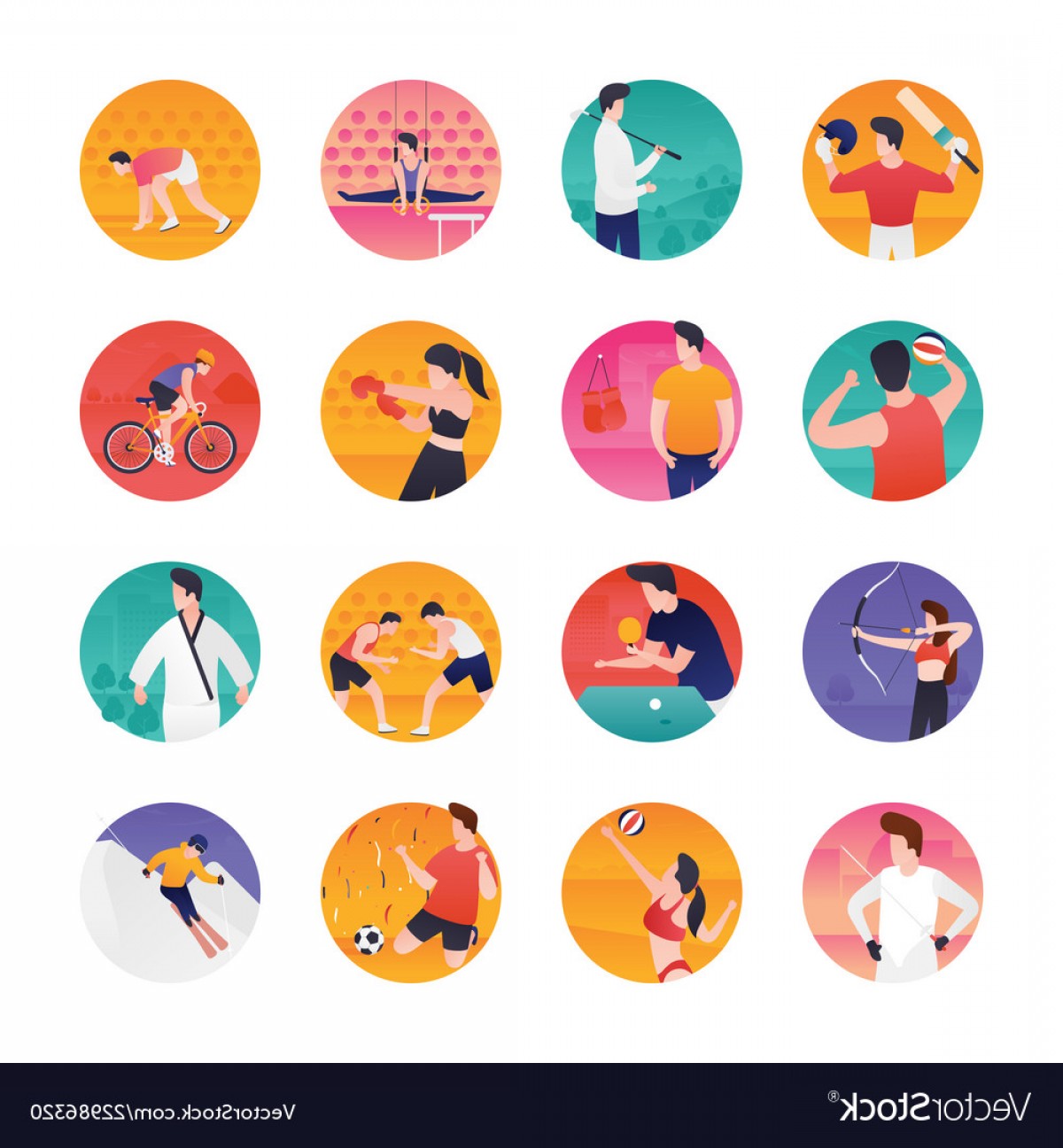 Sports And Olympic Flat Pack Vector Geekchicpro 1200x1296 Sports And Olympic Flat Pack Vector Geekchicpro