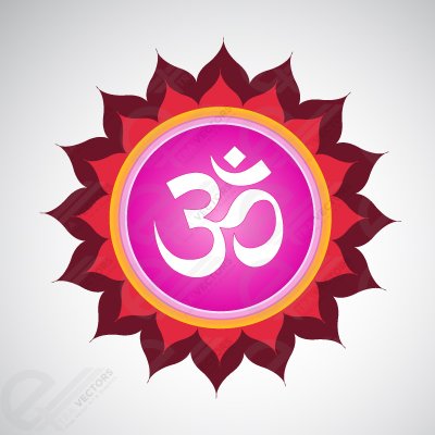 400x400 Free Om Symbol With Meditative Mandala,frees Clipart And Vector