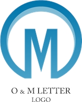161x200 O M Letter Logo Vector