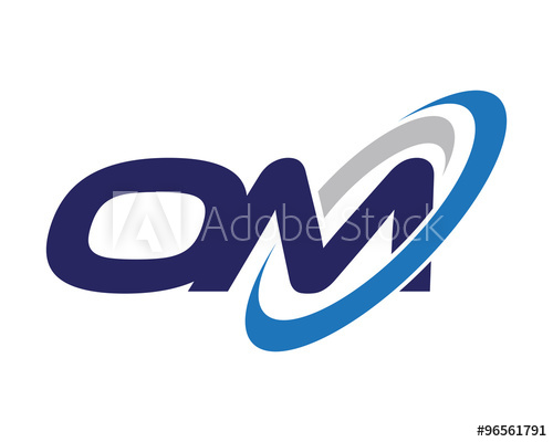 500x400 Om Letter Swoosh Media Logo