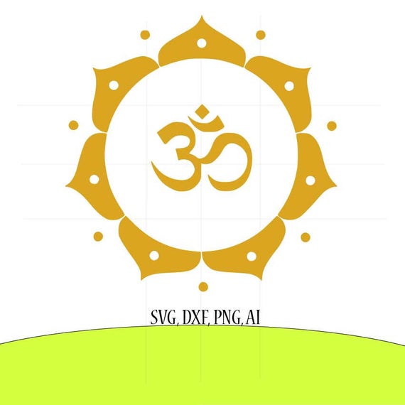 570x570 Om Mandala Om Mandala Print Vector Clipart Etsy