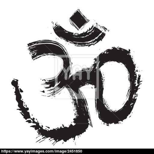 512x512 Artistic Om Symbol Vector