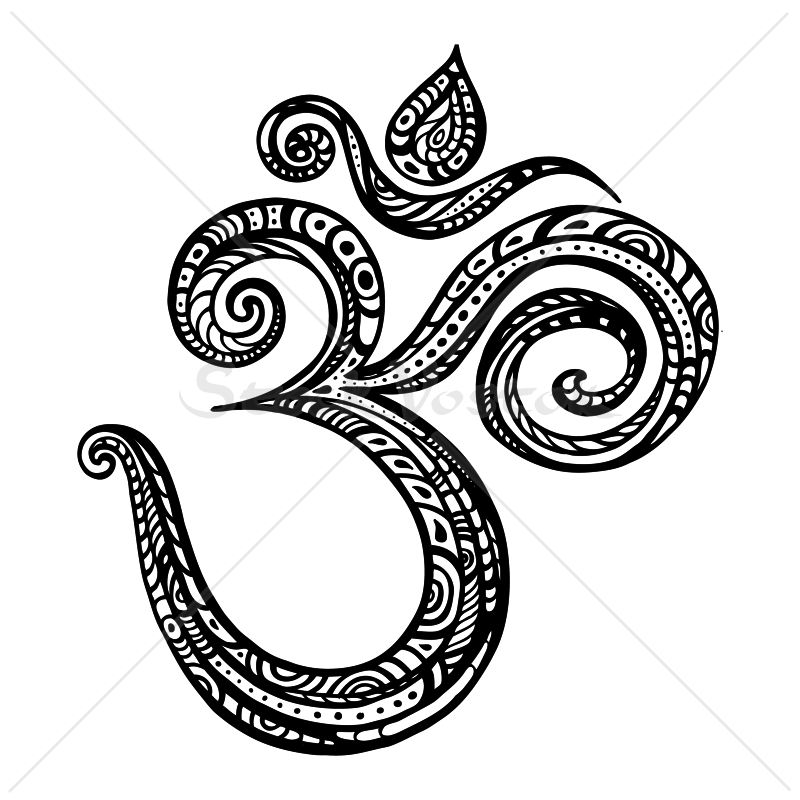 800x800 Aum, Om Symbol In Hinduism Stockvostok