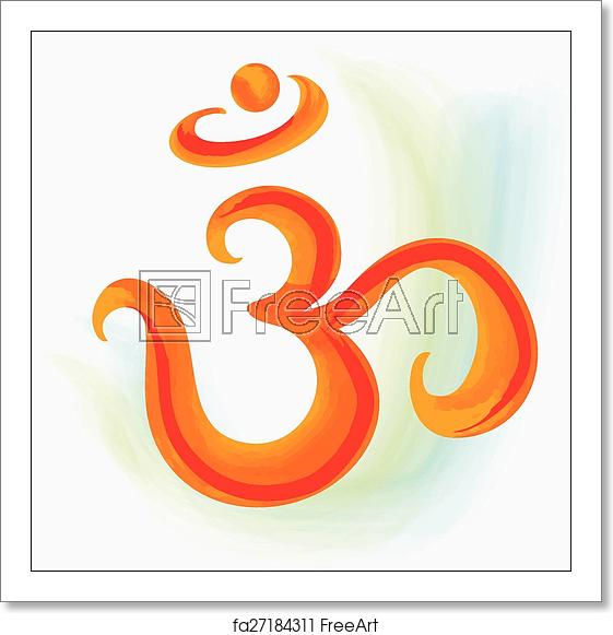 561x581 Free Art Print Of Om Symbol Om Hindu Lucky Symbol Vector