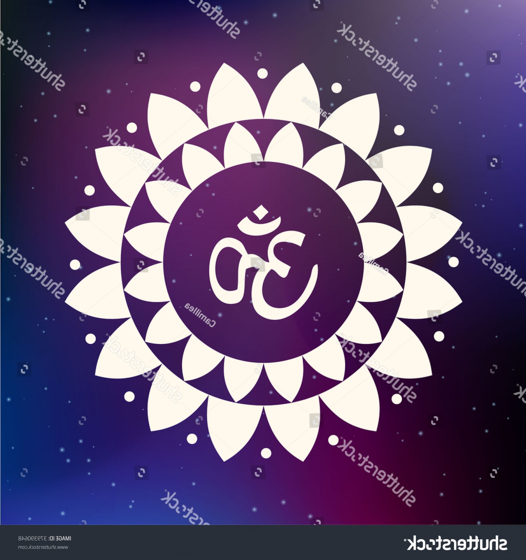 1800x1916 Vector Lotus Mandala Om Symbol On Wallkeeper