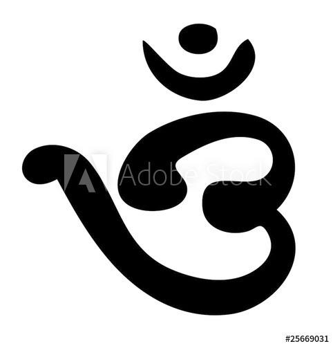 482x500 Bengali Om Vector Symbol