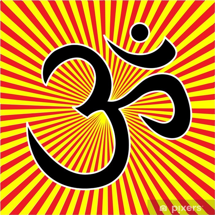 700x700 Om Vector Symbol Aum Wall Mural