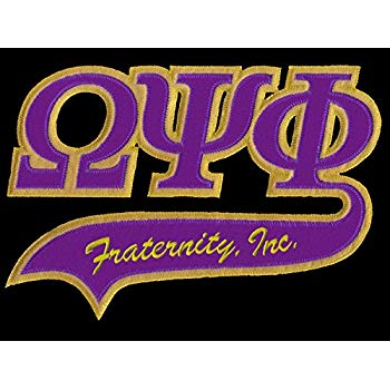 350x350 Omega Psi Phi Fraternity Shield Cotton Emblem