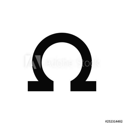 500x500 Omega Icon, Omega Symbol Vector