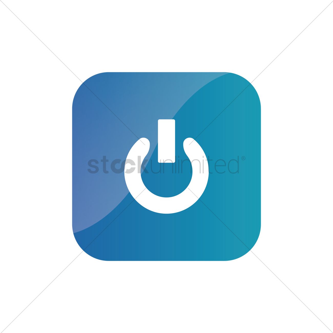 1300x1300 Power Off Icon Vector Image