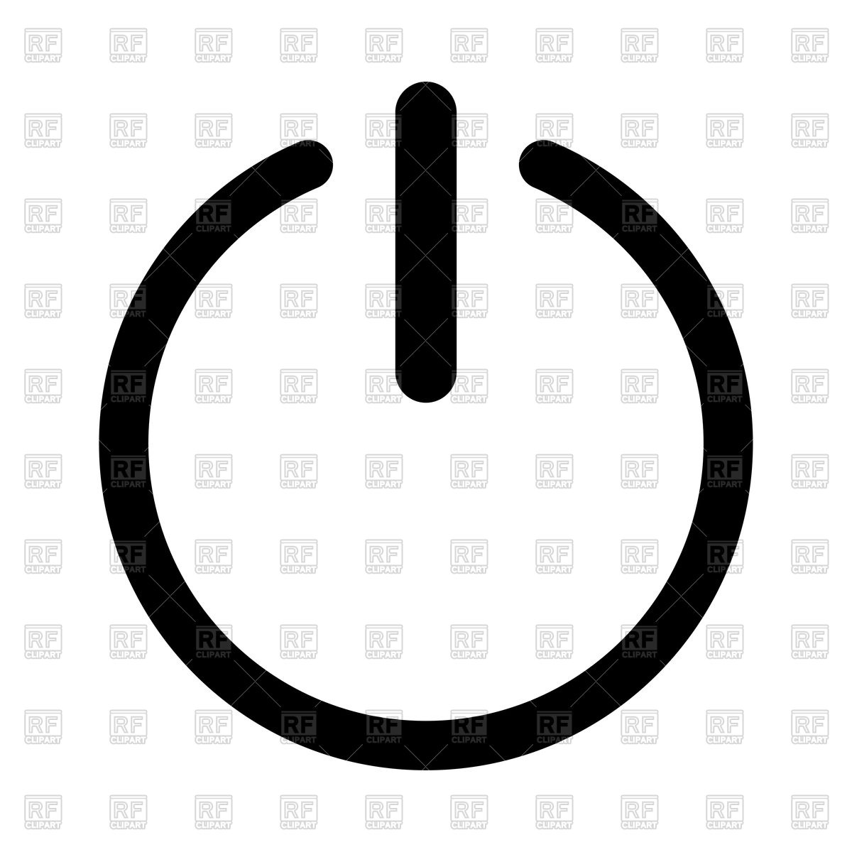 1200x1200 Symbol On Or Off Icon Vector Image Of Icons And Emblems