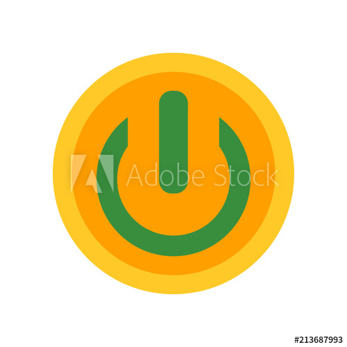 500x500 Turn Off Icon Vector Sign And Symbol Isolated On White Background