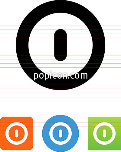 400x499 Vector Power Off Button Icon