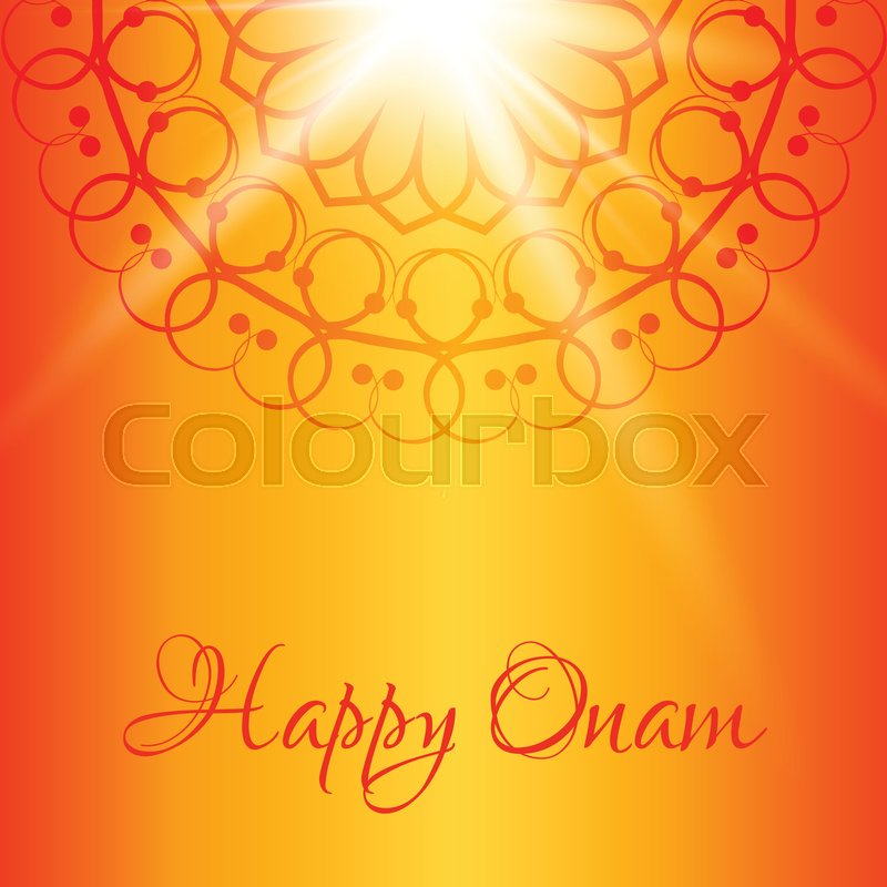 800x800 Happy Onam Vector Greeting Card With Stock Vector Colourbox