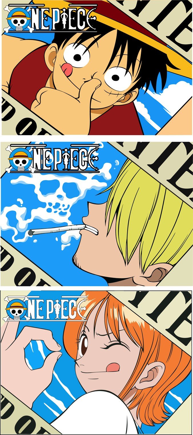 Free Vector One Piece One Piece Luffy Nami Hong Custard 676x1523 Free Vector One Piece One Piece Luffy Nami Hong Custard