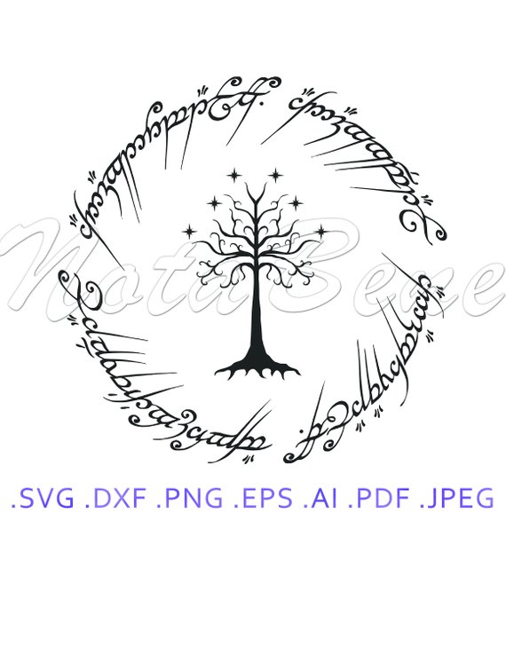 One Ring Inscription Vector at Vectorified.com | Collection of One Ring ...