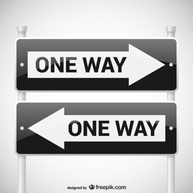 626x626 Oneway Sign Vectors, Photos And Free Download