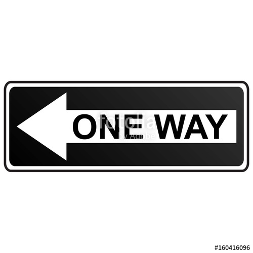 500x500 One Way Sign Stock Image And Royalty Free Vector On Fotolia