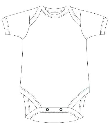 Onesie Template Vector at Vectorified.com | Collection of Onesie ...