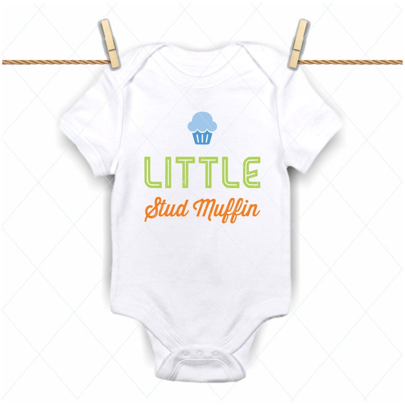 Little Stud Muff Baby Onesie Handsome Boy Baby Etsy 794x794 Little Stud Muff Baby Onesie Handsome Boy Baby Etsy