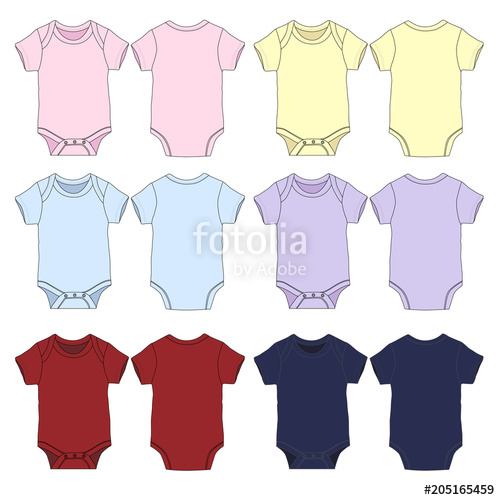 Vector Template For Baby Onesies Stock Image And Royalty Free 500x500 Vector Template For Baby Onesies Stock Image And Royalty Free