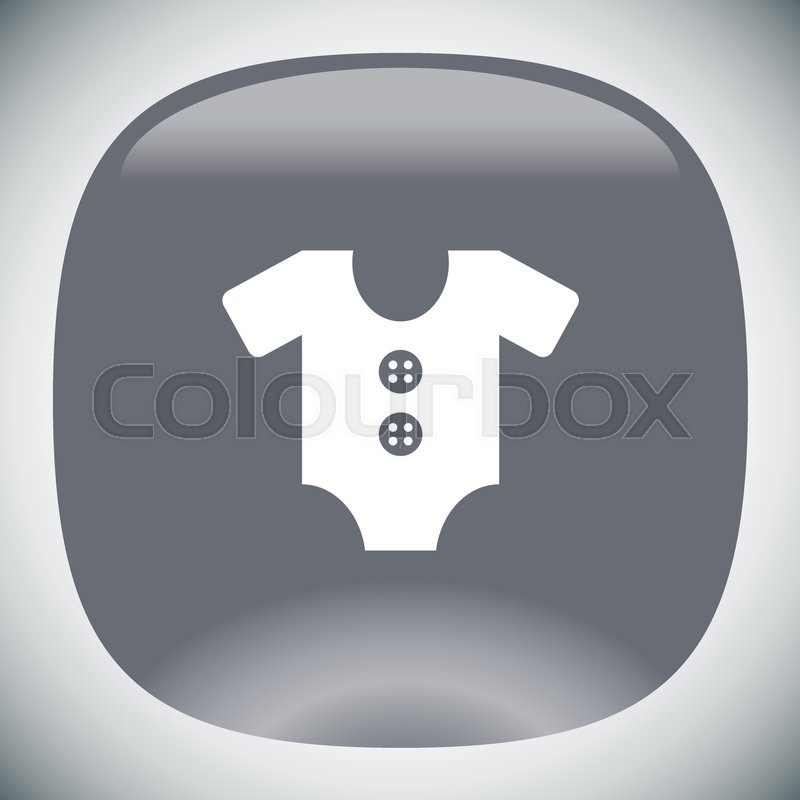 800x800 Baby Onesie Vector Icon Baby Clothes Stock Vector Colourbox