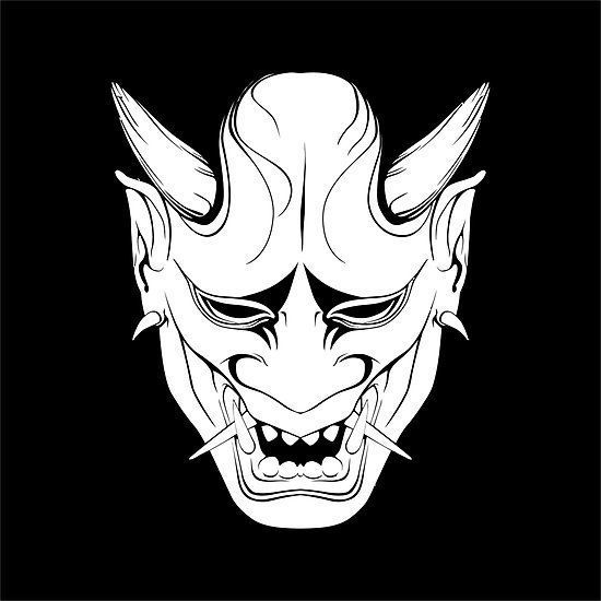 Image Result For Oni Mask Vector Black And White New World Oni 550x550 Image Result For Oni Mask Vector Black And White New World Oni